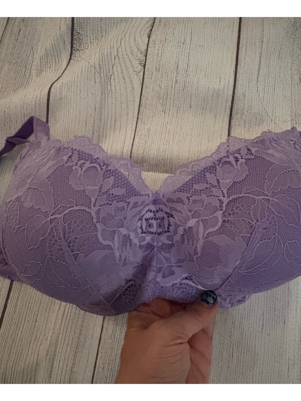 torrid Lavender Lace Underwire Bra - Light Purple
